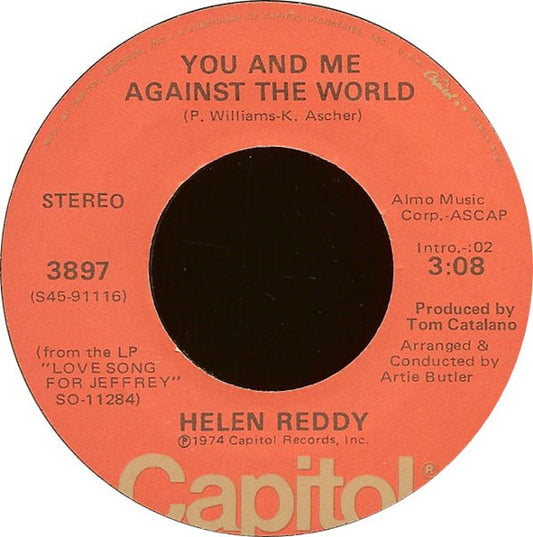 Helen Reddy – You And Me Against The World / Love Song For Jeffrey