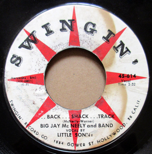 Big Jay McNeely & Band – There Is Something On Your Mind / ...Back...Shack...Track