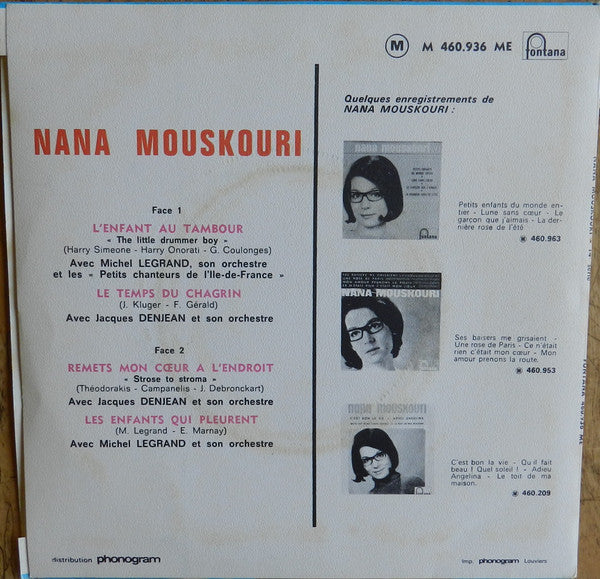 Nana Mouskouri – L'enfant Au Tambour