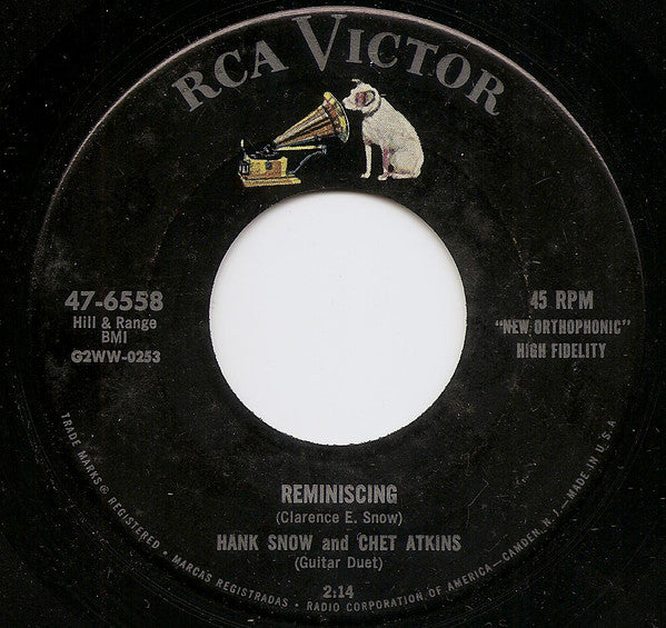 Chet Atkins And Hank Snow – New Spanish Two-Step / Reminiscing