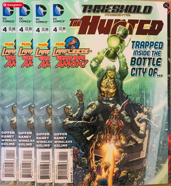 🇺🇸 💿 THRESHOLD Presents: The Hunted The New 52! #4 Comic Lot 2013 DC Comics NM THE COLLECTOR