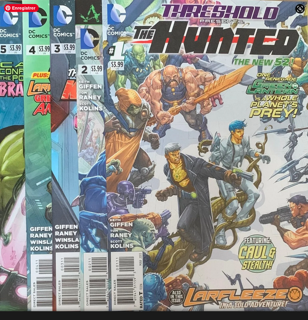 🇺🇸 💿 THRESHOLD Presents: The Hunted The New 52! #2 Comic Lot 2013 DC Comics NM THE COLLECTOR