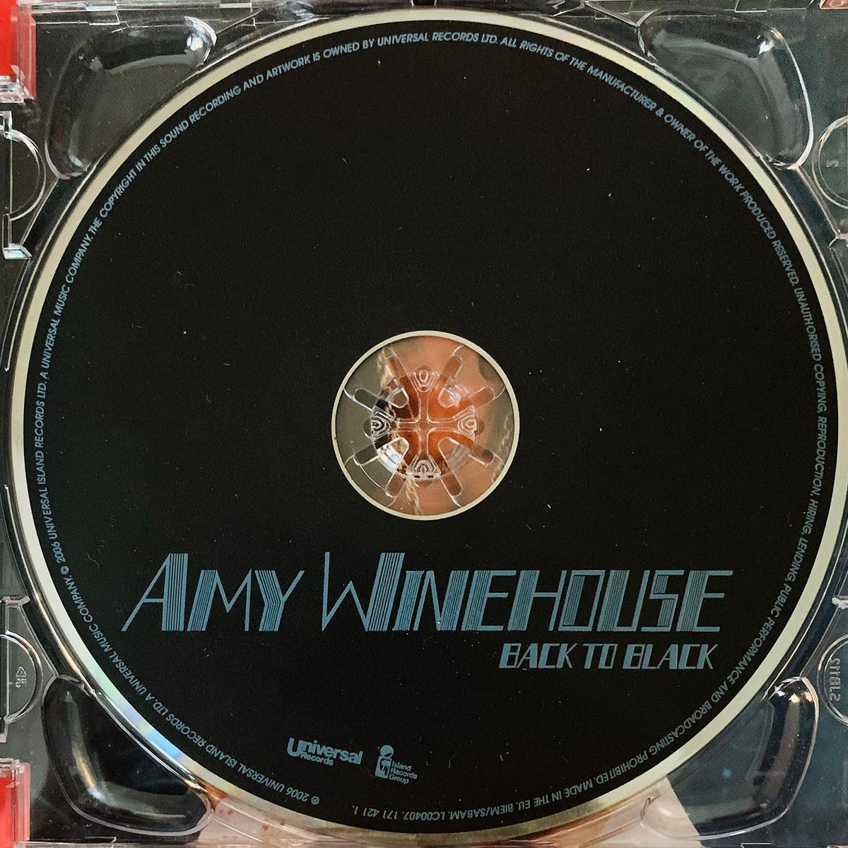 Amy Winehouse – Back to Black, стандартное издание 2006 года, CD