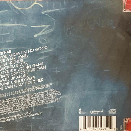 Amy Winehouse – Back to Black, стандартное издание 2006 года, CD