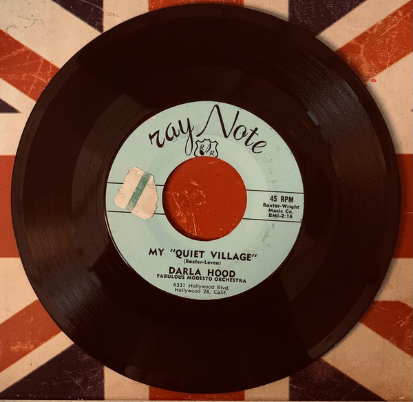 🇺🇸 DARLA HOOD – My Quiet Village / Red Dress | Оригинальный виниловый сингл 45 об/мин
