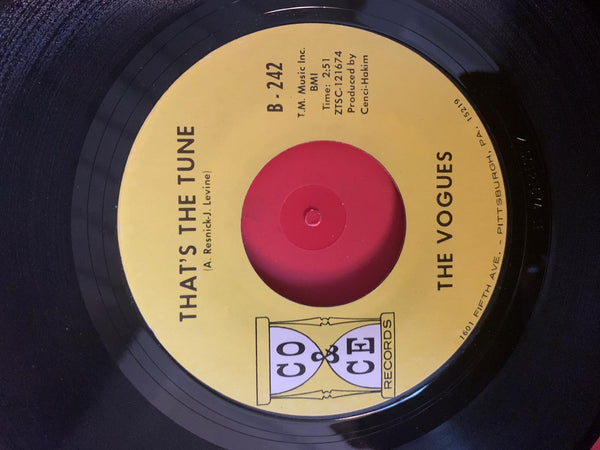 🇺🇸 THE VOGUES – That's The Tune / Midnight Dreams | Original 45T Vinyl