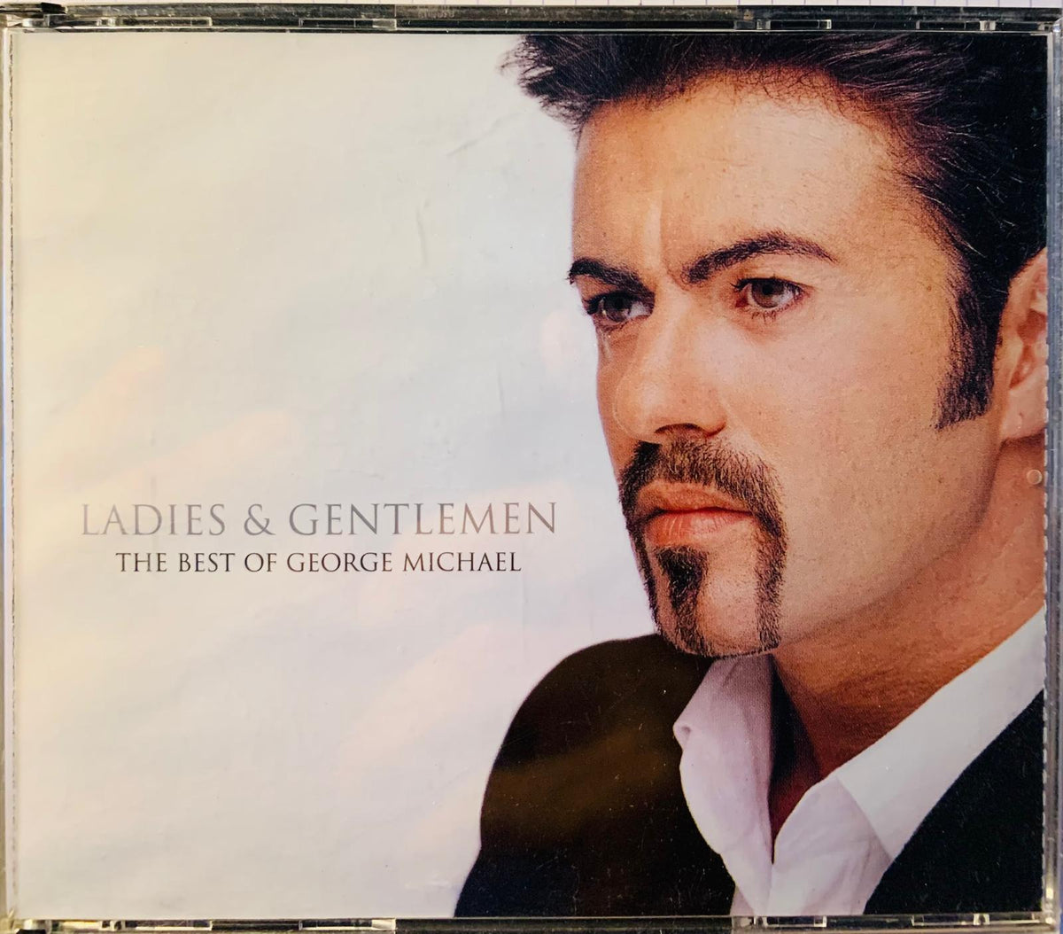 George Michael ladies and gentlemen the best of George Michael original CD album cover in black and white design