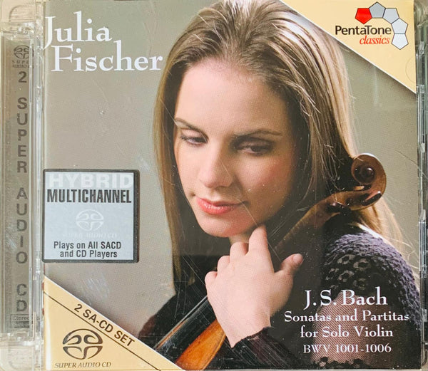 🇩🇪 ЮЛИЯ ФИШЕР – И. С. Бах: Сонаты и партиты для скрипки соло (SACD, 2CD) | Оригинальный CD