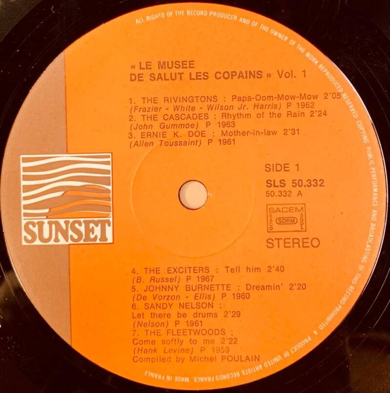 🇬🇧 SALUT LES COPAINS MUSEUM – Vol. 1 (1959-1968) [SLS 50 332] | THE COLLECTOR