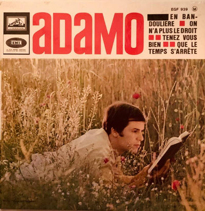 Lot de 11 disques EP (45 tours) de Salvatore Adamo entre valeur estimée  55 € et 75 €