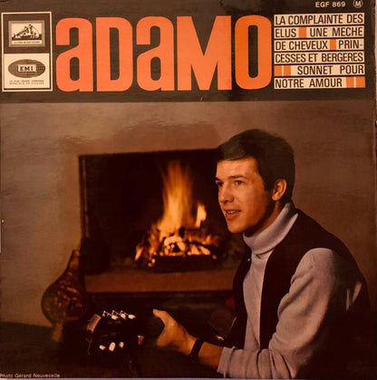 Lot de 11 disques EP (45 tours) de Salvatore Adamo entre valeur estimée  55 € et 75 €