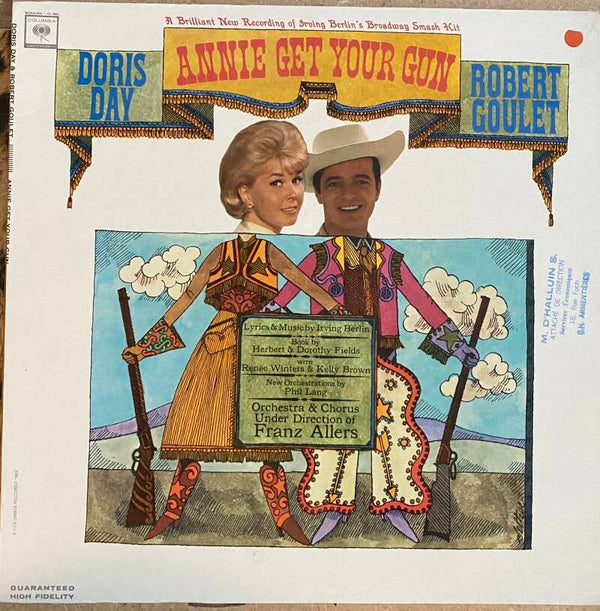 Doris Day And Robert Goulet Annie Get Your Gun — Vg+ / Vg+