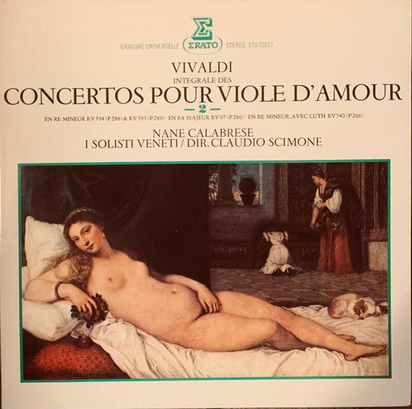 Antonio Vivaldi Viola d'amore Concertos Volume 2: Complete Edition
