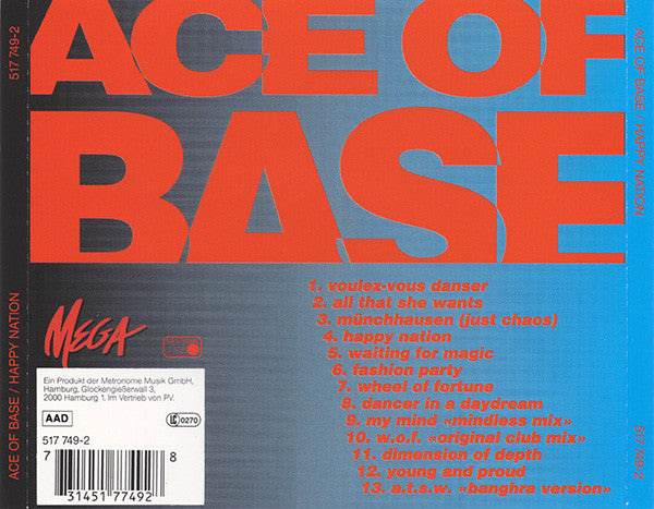 Ace Of Base – Happy Nation