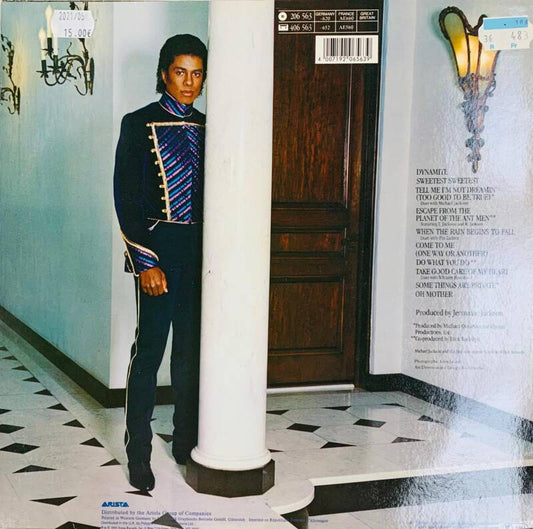 🇺🇸 JERMAINE JACKSON Dynamite Виниловая пластинка LP 1984 Arista Pop Funk R&B Отличное состояние (EX) ДЛЯ КОЛЛЕКЦИОНЕРА