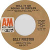 Billy Preston ‎– Will It Go Round In Circles — Vg+ — photo 1