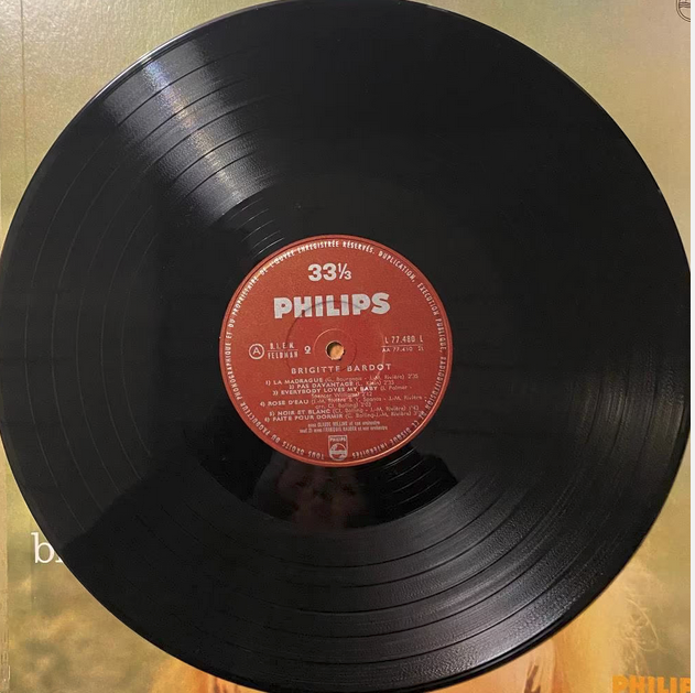 🇫🇷 بريجيت باردو - بريجيت باردو (1963) | أسطوانة فينيل أصلية قابلة للطي من Philips - شبه جديدة / ممتازة