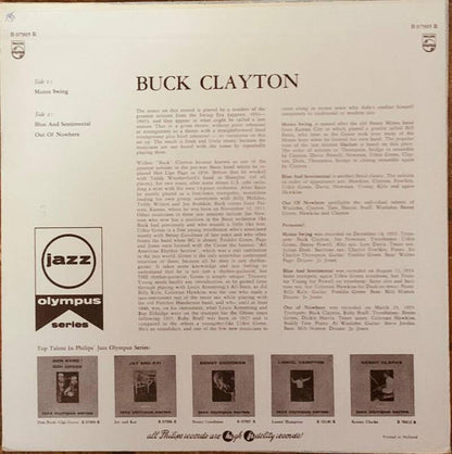 Buck Clayton  "Jazz Olympus Series" référence B 07905 R.