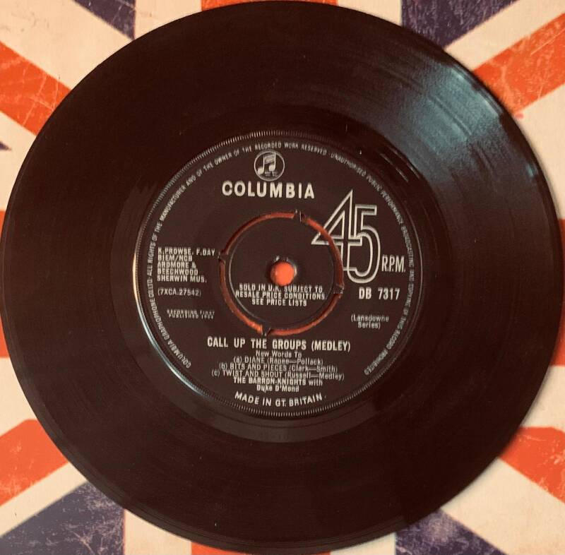 🇬🇧 THE BARRON-KNIGHTS – Call Up The Groups (Medley) 7" Vinyl 1964 Columbia UK FIRST PRESS Excellent (EX) THE COLLECTOR