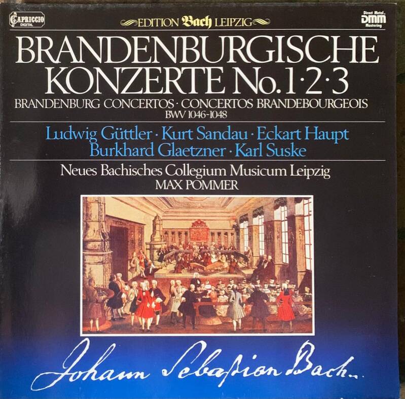 Concertos Brandebourgeois n° 1, 2 et 3 (BWV 1046-1048) de Johann Sebastian Bach.