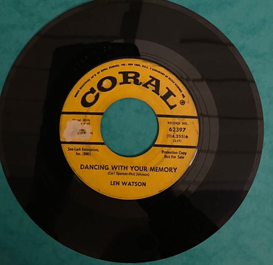 Len Watson Tennessee Waltz - Dancing With Your Memory — Vg mais joue bien
