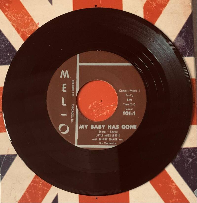 🇺🇸 LITTLE MISS JESSIE – My Baby Has Gone [7" сингл] [Mel-O] [ПЕРВОЕ ИЗДАНИЕ США] [VG/EX] R&B ДЛЯ КОЛЛЕКЦИОНЕРОВ