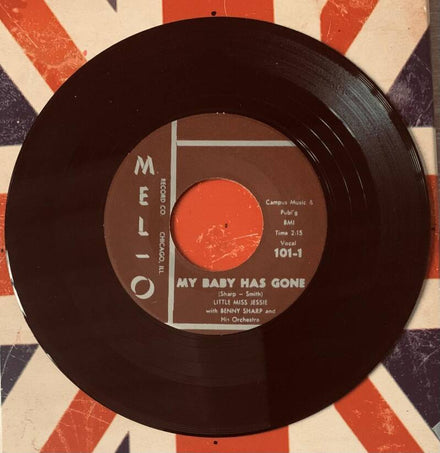 🇺🇸 LITTLE MISS JESSIE – My Baby Has Gone [7" Single] [Mel-O] [US FIRST PRESS] [VG/EX] R&B THE COLLECTOR