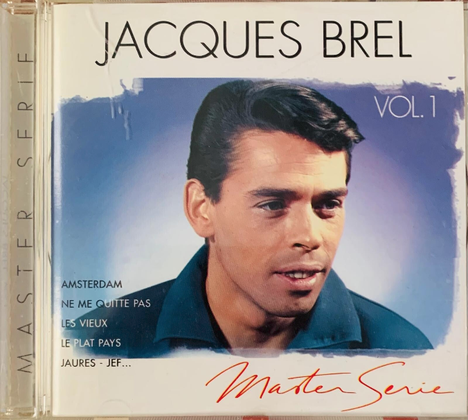 Jacques Brel Vol 1 Master Serie CD with classic cover art featuring Jacques Brel in a black and white photo