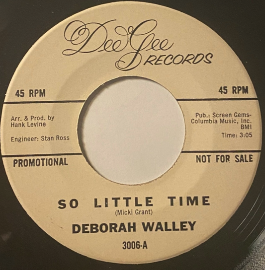 DEBORAH WALLEY Sometimes In The Darkest Hour 45T PROMO نادر (بطلة ألفيس) — جديد كالنعناع
