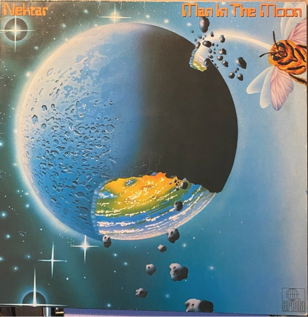 🇩🇪 فينيل LP نكتار – رجل في القمر (1980) – طبعة ألمانية أصلية - بروجريسيف روك / سبيس روك – تسجيلات أريولا – لهواة التجميع — حالة ممتازة / جيدة جداً+