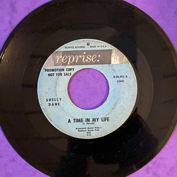 🇺🇸 SHELLY DANE – A Time In My Life / Hannah Lee [7"] [Reprise Records] [US PROMO / WHITE LABEL] [VG+] [BELGIUM POPCORN / NORTHERN SOUL] THE COLLECTOR — Vg