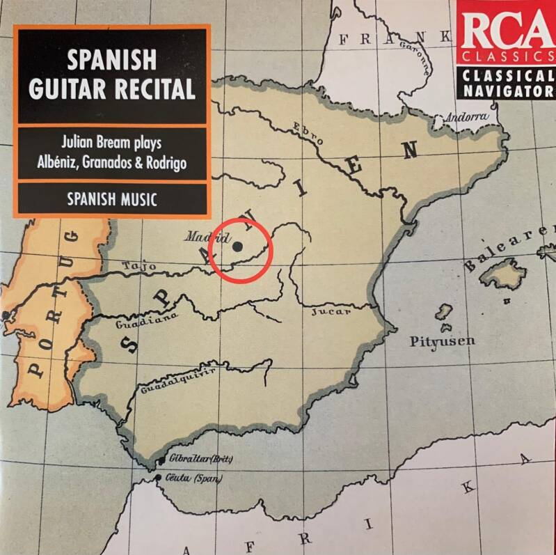 🇬🇧 JULIAN BREAM – Spanish Guitar Recital (1995) [74321 17904 2] ORIGINAL CD Classical / Spanish Music | THE COLLECTOR