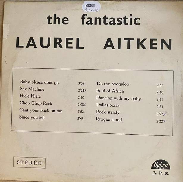 The Fantastic Laurel Aitken — Vg+ / Vg+
