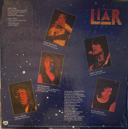 Liar Set The World On Fire — M مختوم / NM (لا يزال مغلفاً، الغلاف البلاستيكي ممزق قليلاً)