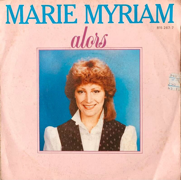 Marie Myriam – Alors — Vg+ / Vg+