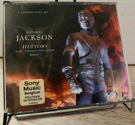 Michael Jackson HIStory Book I - قرص مضغوط مزدوج - النسخة غير الخاضعة للرقابة ملصق نادر
