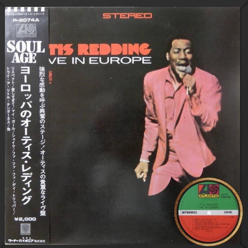 Otis Redding Otis Redding Live In Europe Atlantic P-6074A Japan