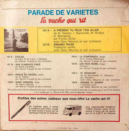Franck Olivier / Dany Maurice Et Son Orchestre – À Présent Tu Peux T'en Aller — NM / Vg+