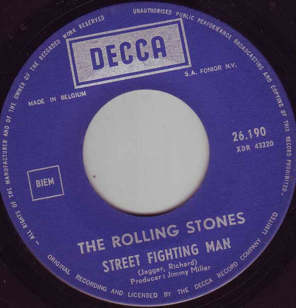The Rolling Stones ‎– Street Fighting Man / No Expectations