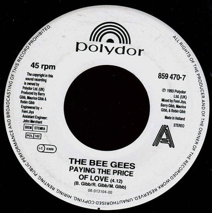 Bee Gees ‎– Paying The Price Of Love