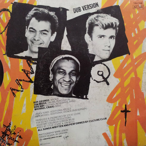Culture Club ‎– Do You Really Want To Hurt Me