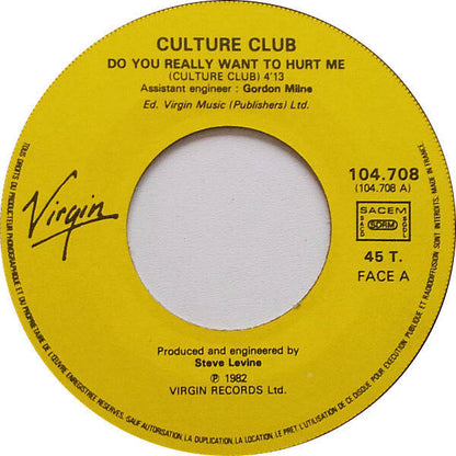 Culture Club ‎– Do You Really Want To Hurt Me