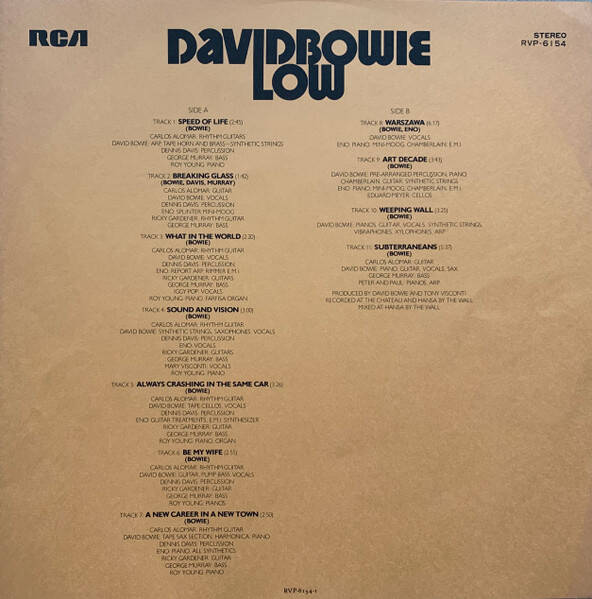 David Bowie – Low press ياباني 1977 — احجزه الآن