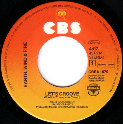 Earth Wind & Fire ‎– Let's Groove