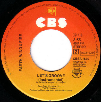 Earth Wind & Fire ‎– Let's Groove