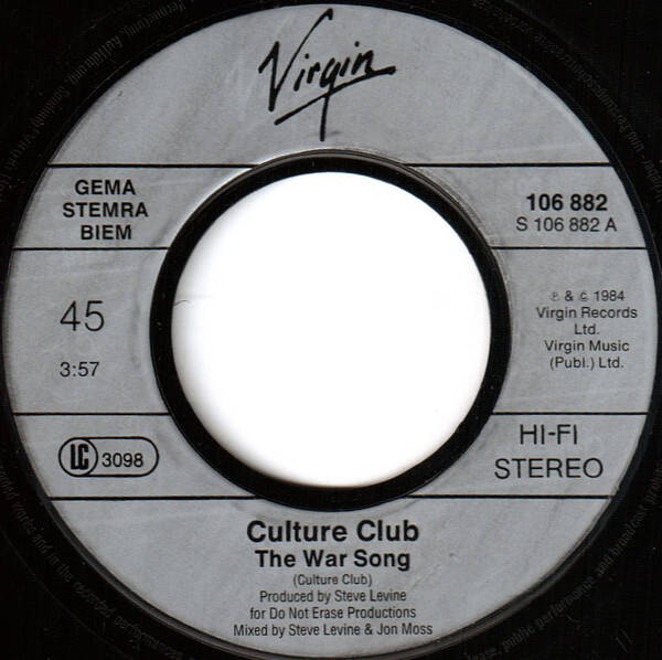 Culture Club ‎– أغنية الحرب