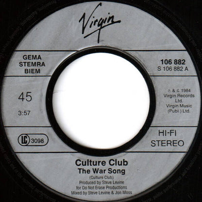 Culture Club ‎– أغنية الحرب