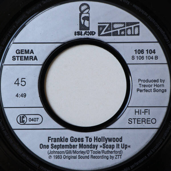 Frankie Goes To Hollywood ‎– Relax