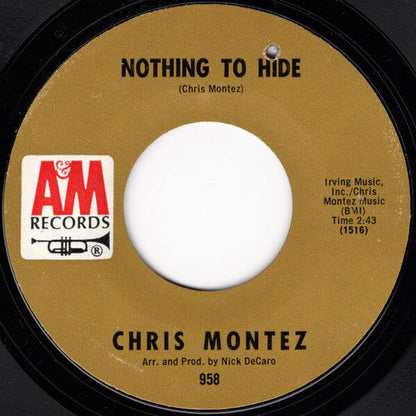 Chris Montez ‎– Love Is Here To Stay / Nothing To Hide