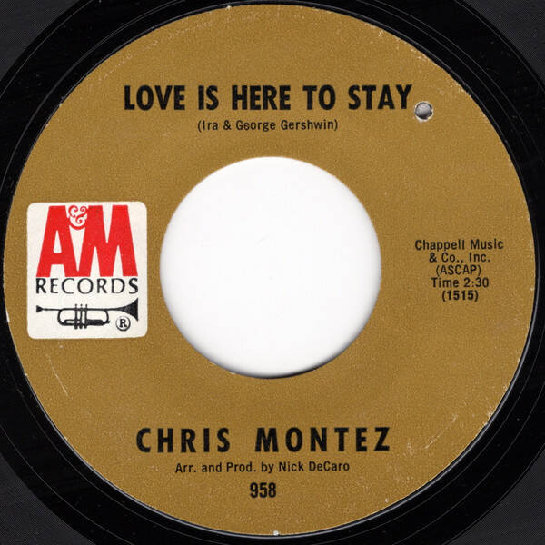 Chris Montez ‎– Love Is Here To Stay / Nothing To Hide